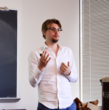 Prof. Nikolaj A. Harmon presents his work on labor market matching at the 2013 DAEiNA Meeting.