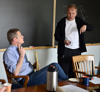 Prof. Torben G. Andersen, and Prof. Bo Honoré discuss asset pricing using option panels at the 2012 DAEiNA meeting.